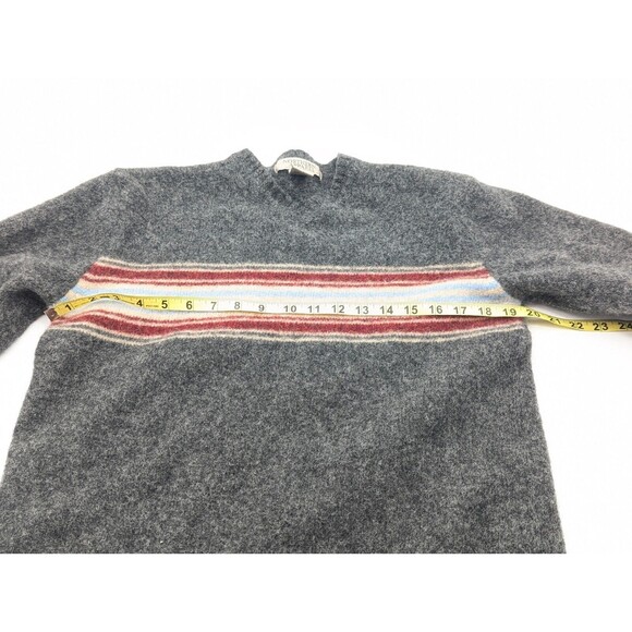 Vintage 90s Northern Apparel Womens 100% Shetland Wool V-Neck Sweater Size Large - Picture 4 of 5